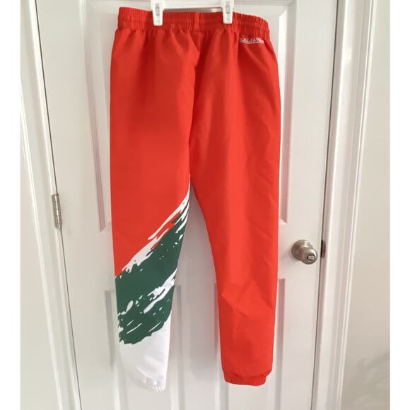 Mitchell & Ness NCAA Paintbrush Warmup Pant Florida A&M FAMU Rattlers Size Small - Picture 8 of 8